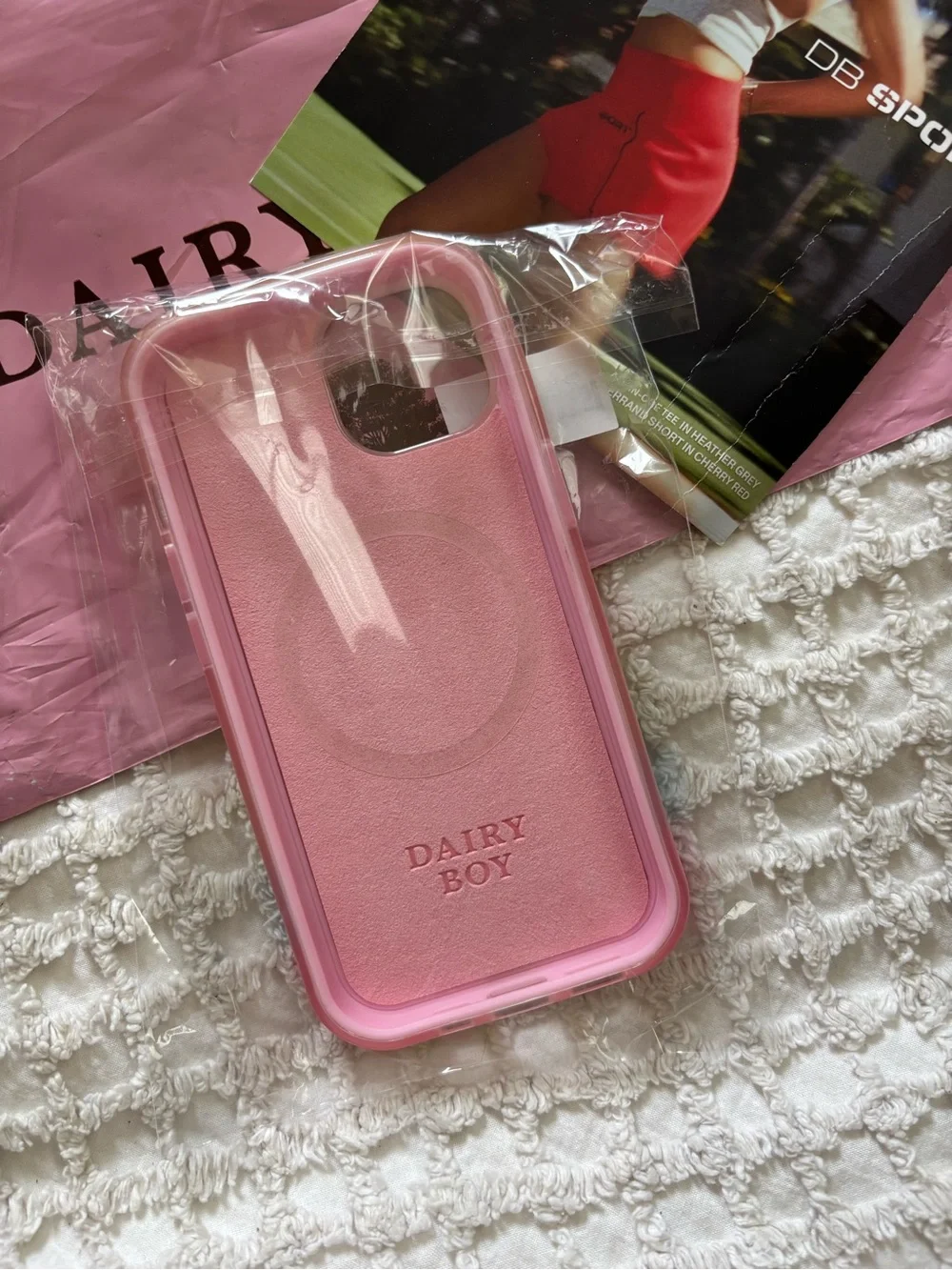 DAIRY BOY NWT Multicolor Striped iPhone 15 Case Shell & Sail